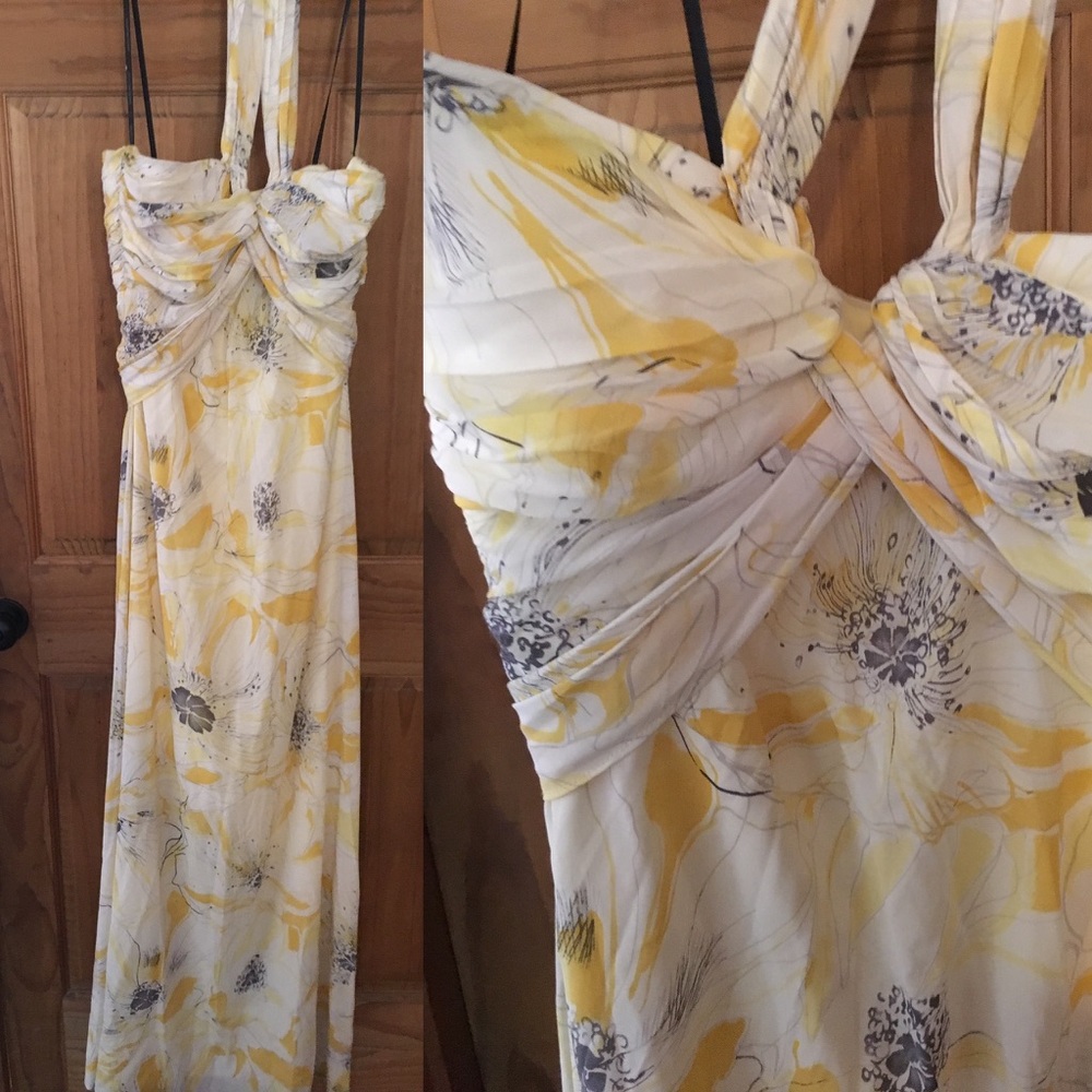 David Meister floral maxi